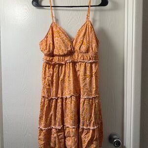 Bohemian style floral dress